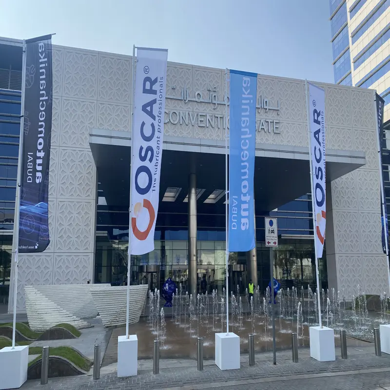 Luxfighter LED -strålkastare som deltog i Automechanika Dubai 2023